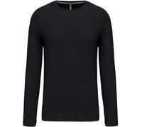 Kariban Herren T-Shirt K359 Langarm Schwarz Größe M