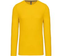 Kariban | K359 Herren T-Shirt Langarm, Größe:S, Farbe:Yellow