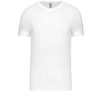 Kariban Herren T-Shirt Slim Fit (Large) (Weiß)