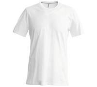 Kariban Herren T-Shirt Slim Fit (Medium) (Weiß)