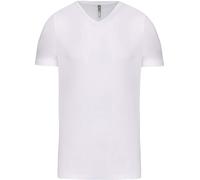 Kariban Herren V-Ausschnitt Stretch T-Shirt K3014 white 3XL