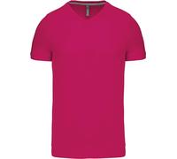 Kariban Herren V-Ausschnitt T-Shirt K357 fuchsia 3XL