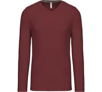 Kariban T-Shirt Col V Manches Longues