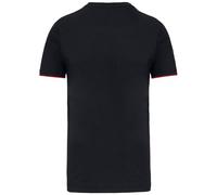 Kariban Herren Workwear T-Shirt Day-to-Day 20.3020 Gr. 3XL black/red