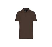 Kariban | K241 Herren Piqué Polo, Größe:L, Farbe:Chocolate