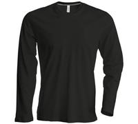 Kariban | K359 Herren T-Shirt Langarm, Größe:L, Farbe:Black
