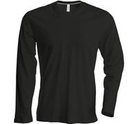 Kariban | K359 Herren T-Shirt Langarm, Größe:M, Farbe:Black