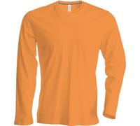 Kariban | K359 Herren T-Shirt Langarm, Größe:XL, Farbe:ORANGE
