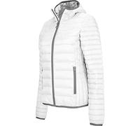 Kariban | K6111 Leichte Damen Kapuzen Steppjacke, Größe:XL, Farbe:White