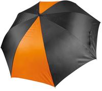 Kariban Kimood Großer Golf Regenschirm KI2008 black/orange one size
