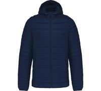 Leichte Steppjacke Kapuze - Farbe: Navy - Größe: L