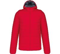 Kariban Leichte Herren Kapuzen Steppjacke Stepp-Jacke K6110 red L
