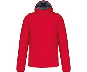 Kariban Leichte Herren Kapuzen Steppjacke Stepp-Jacke K6110 red L