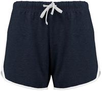 Kariban ProAct Damen Sporthose Sweat-Shorts PA1021 navy/white XXL