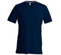 Kariban Short sleeve v-neck t-shirt Navy M