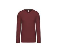 Kariban T-Shirt Col V Manches Longues