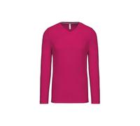 Kariban T-Shirt Col V Manches Longues