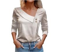 Karierte Bluse Damen Tracht Shirt Gestreift Oversize Mantel Tshirt Aufdruck Woman Top Elegant Musselin Bluse Orange Top Damen