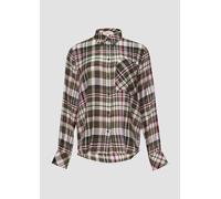 Hemdbluse S.OLIVER Gr. 36, navy green check Damen Blusen (89096514-36) navy green check