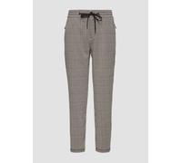 Karierte Jogg Pants mit Gummizug 36 Beige 2159217.81R4.36