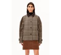 KARIERTE WOLL-JACKET | recycelter Woll-Mix - mehrfarbig (XS)