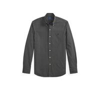 Kariertes Custom-Fit-Hemd aus Twill M Black