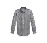 Kariertes Custom-Fit-Hemd aus Twill XL Grey