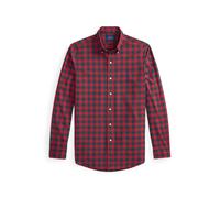 Kariertes Custom-Fit-Hemd aus Twill XXL Red