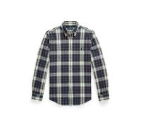 Kariertes Custom-Fit Oxfordhemd L Blue