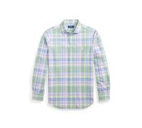 Kariertes Custom-Fit Oxfordhemd L Green