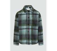s.Oliver RED LABEL Regular Fit Hemdjacke mit Woll-Anteil in Gruen, Größe XL