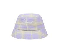 Karl Kani Accessoires KA221-043-1 KK Signature Reversible Check Bucket Hat Purple/Light Sand Purple/Light Sand, one Size