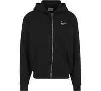 Sweatjacke KARL KANI "Karl Kani Karl Kani Chest Signature Essential OS Zip Hoodie", Herren, Gr. XS, schwarz, 65% Baumwolle, 35% Polyester, Sweatjacken Sweatjacke (35227115-XS) schwarz