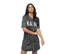 Karl Kani College Pinstripe Baseball Shirtkleid Damen Kleid schwarz S
