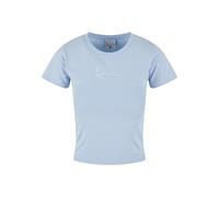 Karl Kani Damen KW-TE011-090-27 Small Signature Essential Short Tee Light Blue, L