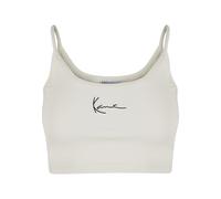 Karl Kani Damen KW-TP021-003-06 Small Signature Essential Crop Top White, M