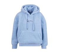 Karl Kani Damen KW233-041-2 KK Metal Signature Teddy Os Hoodie Light Blue, L