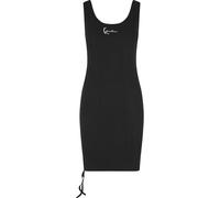 Karl Kani Damen KW241-032-2 Small Signature Gathering Rib Dress L Black