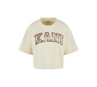Karl Kani Damen KW242-026-2 Serif Originator Crop Tee Offwhite, S