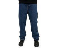 Karl Kani Herren Jeans Small Signature Baggy Five Pocket Denim Vintage Dark Indigo (DE/NL/SE/PL, Alphanumerisch, S, Regular, Regular, Vintage Dark Indigo)
