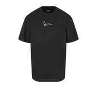 Karl Kani T-Shirt mit Label-Stitching und Rundhalsausschnitt in Black, Größe S