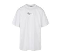 Karl Kani Herren KKMQ12002 SMALL Signature Tee WHT White, M
