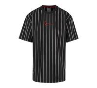 Karl Kani Small Signature Pinstripe Short Sleeve T-shirt Schwarz M Mann