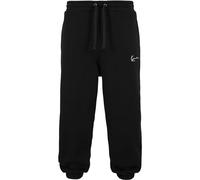 KARL KANI Regular Fit Sweatpants mit Logo-Stitching Modell 'Signature' in Black, Größe L