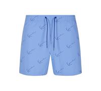 Karl Kani Herren KM-SW012-090-26 Small Signature AOP Board Shorts Light Blue, XL