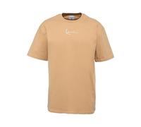 Karl Kani Herren KM-TE011-020-04 KK Small Signature Essential Tee L Light Brown