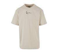 Karl Kani Herren KM-TE011-023-18 KK Small Signature Essential Tee Light Sand Grey, S