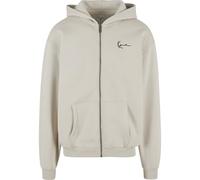 Karl Kani Herren KM-ZH011-023-18 KK Chest Signature Essential Zip Hoodie Light Sand Grey, XL