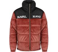 Karl Kani Herren KM213-008-1 KK Retro Velvet Block Puffer Jacket