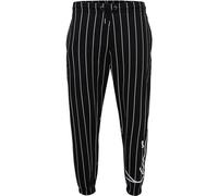 Karl Kani Herren KM213-082-1 Signature Pinstripe Sweatpants Black/White Black, XS